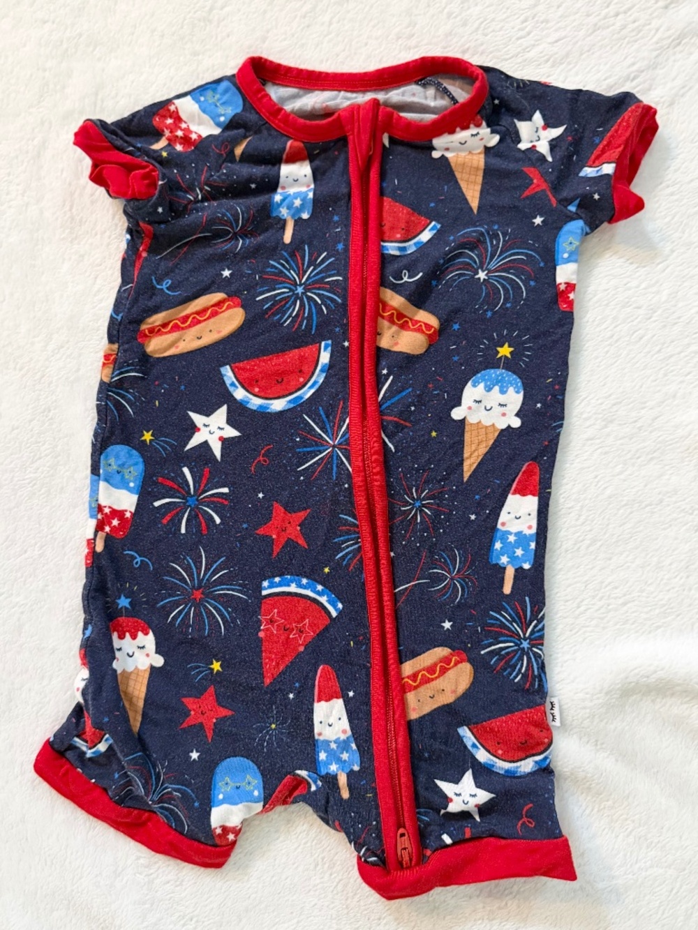 Little Sleepies Holiday Romper
